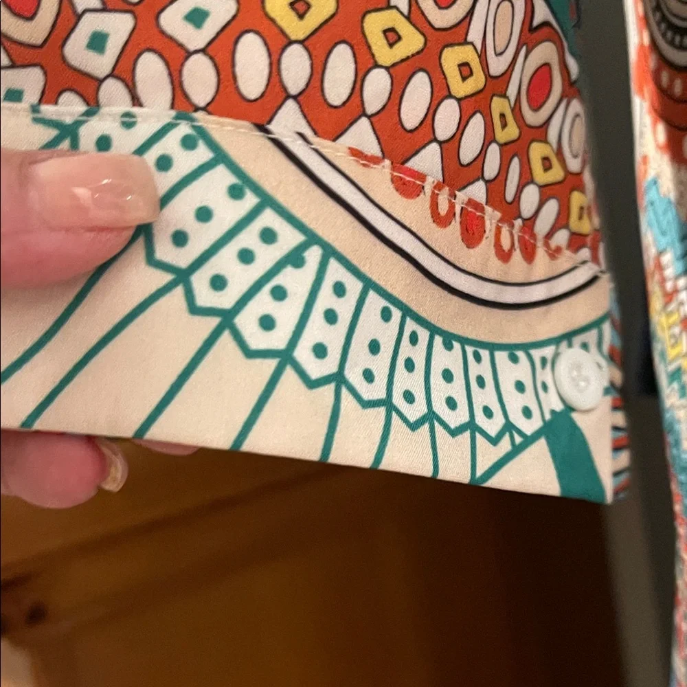 Multicolor Geometric Pattern Dress - Picture 4 of 12